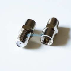 1Pcs FME Plug Male To F Female Jack RF Coax Connector Straight M/F Adapter