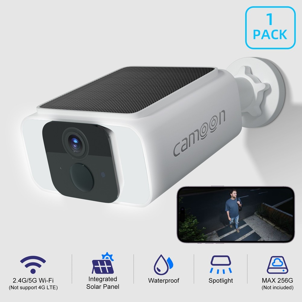 5G WiFi Security Cameras Wireless Outdoor 2K Color Night Vision No WiFi Needed