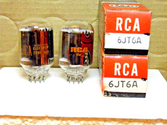 CLOSELY MATCHED RCA 6JT6A/6JR6/6JG6A/6KV6A NOS/NIB VACUUM TUBES