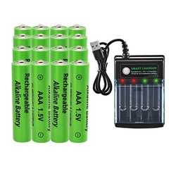 AA/AAA 3000mAh 1.5V Rechargeable Alkaline Batteries Multipurpose Battery/Charger