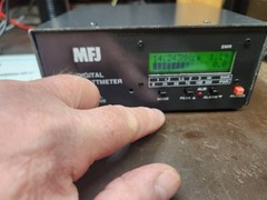 MFJ-826B Digital SWR / Wattmeter ! 1.8 to 54Mhz , 1500watts ! ! Very Nice !