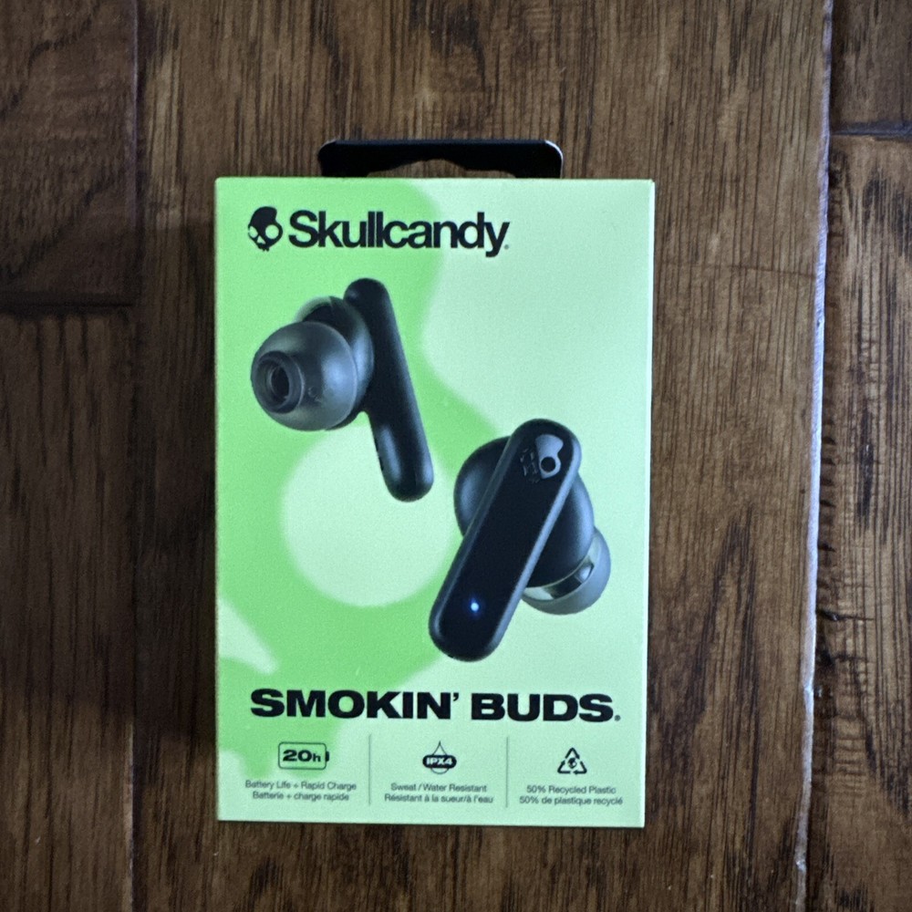 Skullcandy SMOKIN’ BUDS S2TAW-R740 Wireless Earbuds New Sealed Box