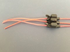 3 x Mini fuse holder with 16 gauge inline wire Weather proof design