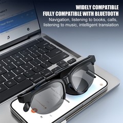 Smart Glasses AI Bluetooth Glasses with 144+Translation for Men & Woman Travel…