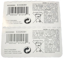 2 PACK SONY 377 SR626SW SR626 V377 SILVER OXIDE (GOOD EXP 10/32) FREE TRACKING