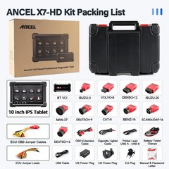 24V 12V Diesel Heavy Duty Truck Diagnostic Tool OBD2 Scanner Full System Scan