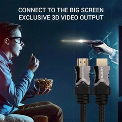 [NEW] 8K HDMI 2.1 Cable 1.5ft 3ft 6ft 10ft Ultra High Speed 48Gbps UHD HDR Lot