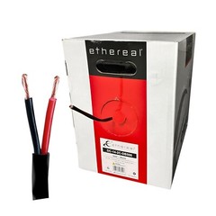 14/2 AWG Direct Burial Outdoor Speaker Wire 105 Strands OFC 500Ft Pull Box Black