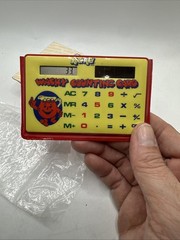 RARE VINTAGE – KOOL AID WACKY COUNTING CALCULATOR CARD – MADE IN HONG KONG