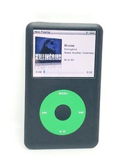 REFURBISHED Apple Ipod Classic 7th Gen Black and Green 160gb – NEW Battery!
