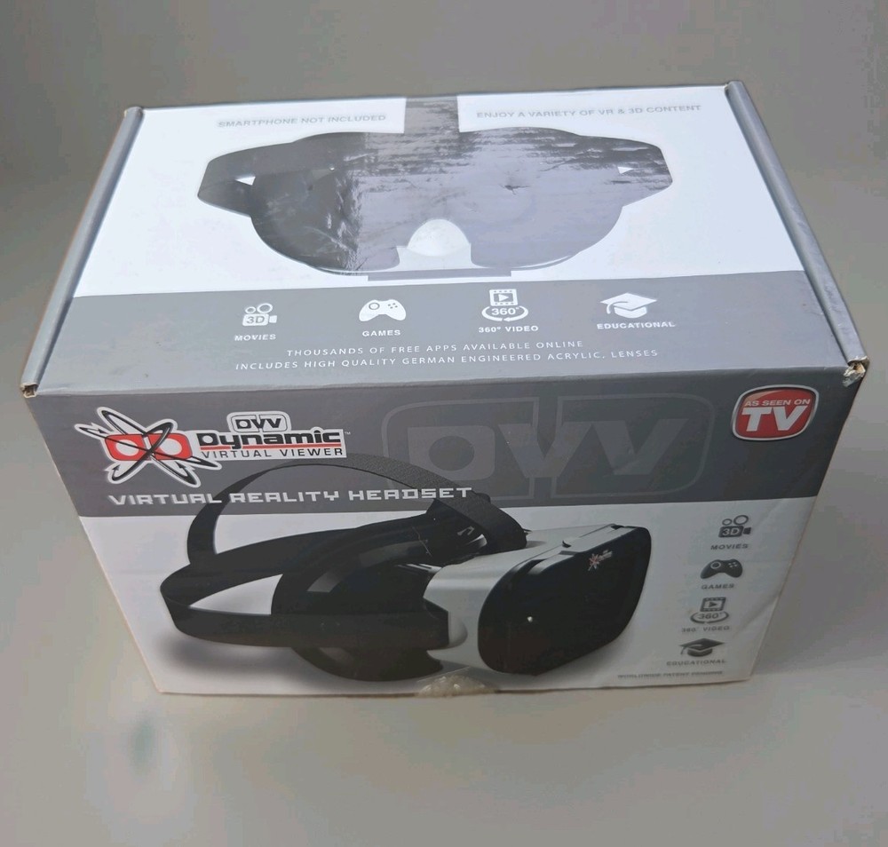 AS SEEN ON TV!Dynamic Virtual Viewer DVV 3D Glasses Smartphone Virtual Headset