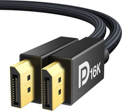 16K Displayport Cable 2.1, [VESA Certified] DP Cord [16K@60Hz,8K@120Hz,4K@240Hz]