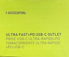 Legrand ARUSB30PDM4 ULTRA FAST + PD USB-C OUTLET *ULTRA FAST CHARGING