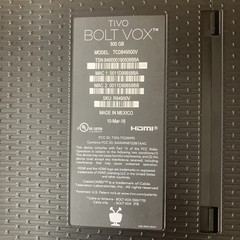 TiVo BOLT VOX TCD849500V 500GB HDD 4K DVR (Needs Subscription)