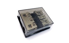 KnuKonceptz Bassik 3 Way 0 Gauge to 0 – 4 Gauge Mini ANL Fuse Block w Fuses