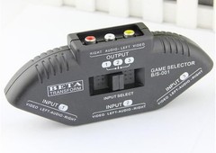 AV SWITCHER AV Switch 3 Way Outlets Converter Port Splitter RCA Audio Video AV S