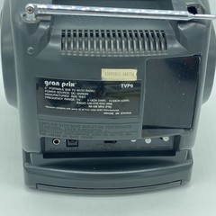 GPX 1993 Mini TV Black & White Television AM/FM Radio w/ Power Cord – Works