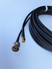 US MADE LMR-240 SMA MALE to N MALE Coaxial RF Pigtail Cable 50 ohms