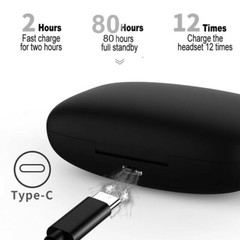 Ear Hook Bluetooth Headset 5.0 TWS Wireless Earphones Earbuds Headphones Stereo