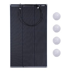 400W 200W Flexible Mono Solar Panel Kit Backup Generator Power Station RV Boat