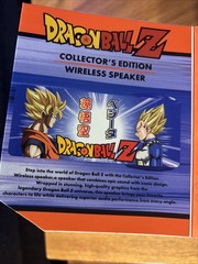 Dragon Ball Z Goku And Vegeta wireless speaker with built in mic, and radio New!