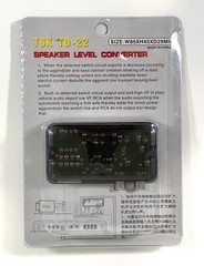 NEW! Car Stereo Speaker Level Converter TSK TD-22