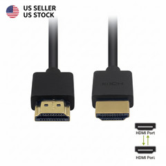 5 Pack 3ft HDMI Cable 4K 1080p High Speed Lot for TV PS5 PS4 Xbox PC MonitorBulk