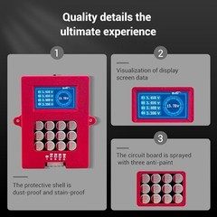12V Lithium Battery Balancer 5A 4S LiFePo4 & NCM, Active Equalizer with Voltage