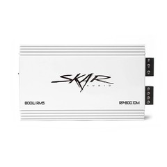 USED SKAR AUDIO RP-800.1DM MONOBLOCK CLASS D 1200 WATT MAX MARINE SUB AMPLIFIER