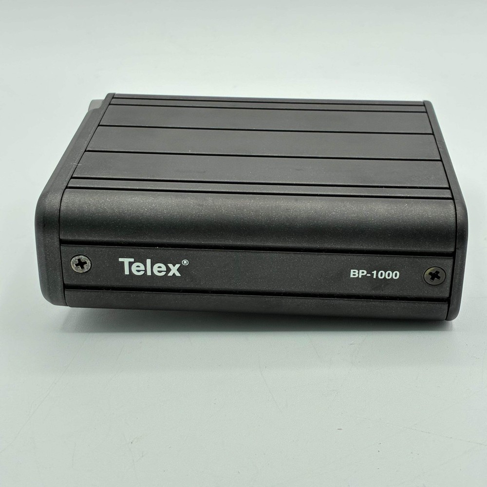 Telex BP 1000 Belt Pack Audiocom Intercom System Black