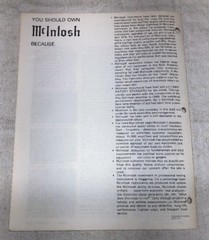 MCINTOSH CAN WE HEAR PHASE? YES NO AUDIO MAGAZINE REPRINT REVIEW OCT 1966 M534