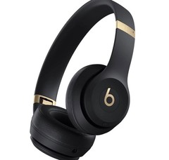 Beats Solo 4 – Wireless Bluetooth On-Ear Headphones. Black and Gold