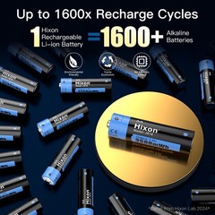 1.5V AA Rechargeable Batteries 3500mWh AA Lithium Batteries 8 Solt Charger LOT