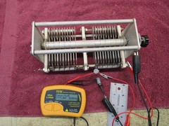 Vintage Johnson Air Variable Capacitor HAM Amplifier/Tuner 2x 20-70 pf +/-