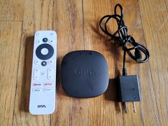 ONN Google TV 4K HD Streaming Box Voice Control Google Assistant (110125667)™