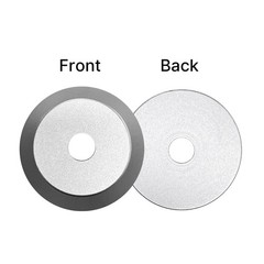 Silver 45 RPM Record Adapter Solid Aluminum 7 Inch Vinyl Dome Turntable Player