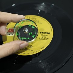 Vinyl Record Adapter 45 RPM Acrylic Turntable Insert