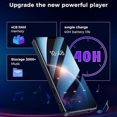 MP4/MP3 Player Support 128GB Bluetooth Lossless Music FM Radio Recorder Sport