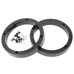 1 Pair 6.5″ inch Plastic Spacer Speaker Rings Custom Mounting Adapter Subwoofer