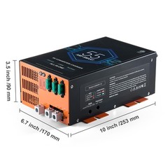 VEVOR RV Converter 55 Amp 110V AC to 12V DC RV Power Converter Battery Charger