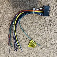 Boss Audio 20 Pin Wire harness For BN965BLC Without the SWC Jack.