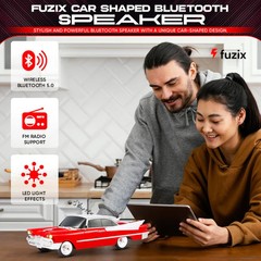 Emerald WS-1965 Car Bluetooth Portable Speaker with LED AUX USB FM Rechargeable