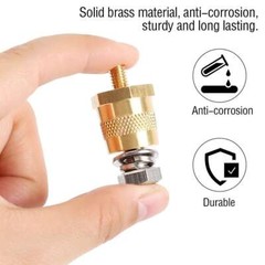 2pc Battery Pole Adapter Terminal Connector Fittings M6 M8 Thread Post Adapters