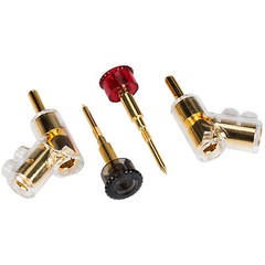 Stacking Banana Plug with Dual Set Screws Poly Carbonate Sh