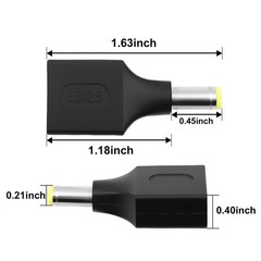 Danfetsoy USB 2.0 A Female to DC 5.5 x 2.5mm Male Power Adapter 5V 3A Fast Ch…