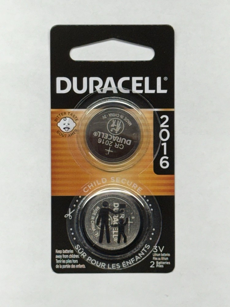 2 Pack CR2016 2016 DURACELL Lithium 3v Battery USA Free SHIP FRESH APR 2035