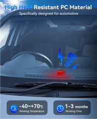 Alarma Antirrobo Auto 108dB Sensor Vibración Control Remoto Instalación Magnétic