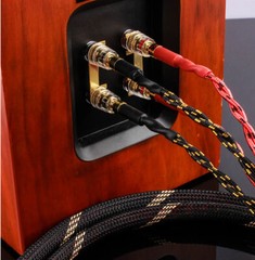 HI-END Pair Speaker Cable Bi-Wire 12 AWG HiFi Loudspeaker Single Wire