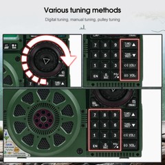 Retekess TR113 Portable AM/FM Full Band Ham Radio Backlight APP Control Camping