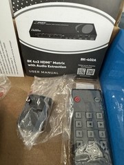 OREI 8K eARC HDMI Matrix Switch 4 X 2,Switcher with Audio Extractor UltraHD.